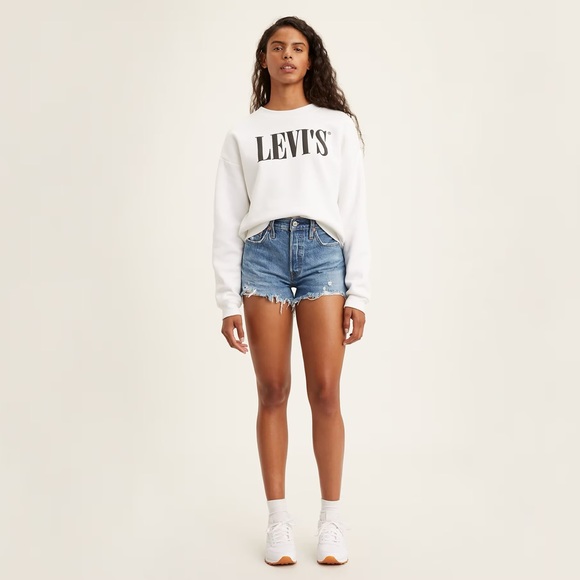 Levi’s size 25 high rise 501 jean shorts - Picture 2 of 6